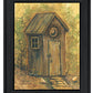 Reading Room 1 Black Framed Print Wall Art