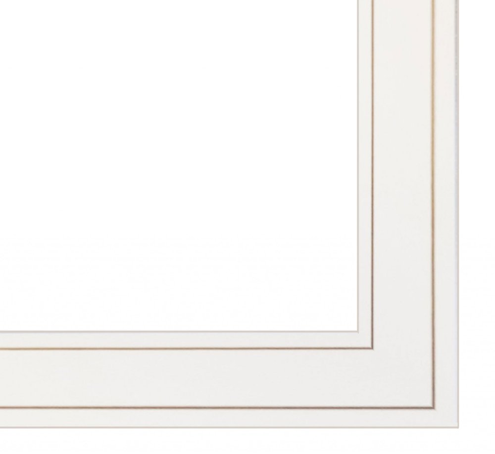 11" x 33" Man Cave White Framed Print Wall Art
