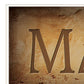 11" x 33" Man Cave White Framed Print Wall Art