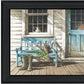Cheerful Chores Black Framed Wall Art