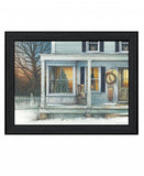 December Glow Black Framed Wall Art