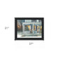 December Glow Black Framed Print Wall Art