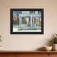 December Glow Black Framed Print Wall Art