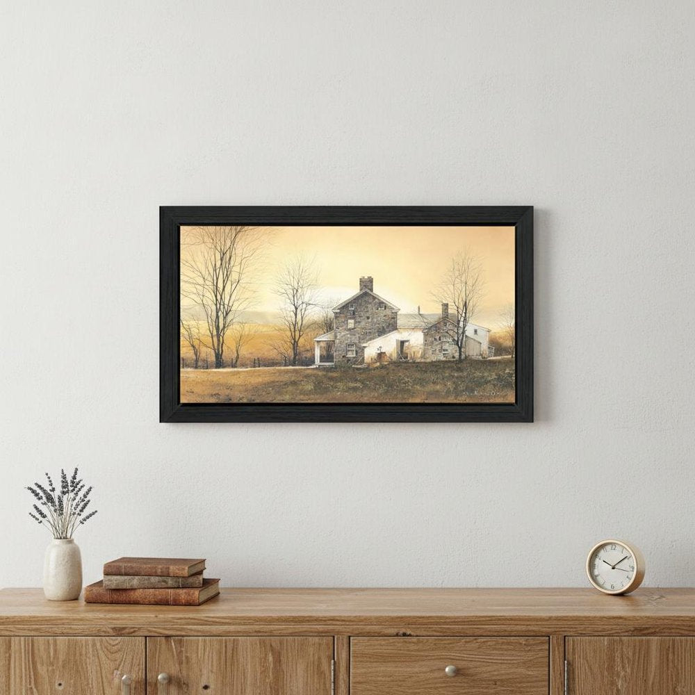 Rising Early 1 Black Framed Print Wall Art