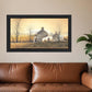 Rising Early 1 Black Framed Print Wall Art