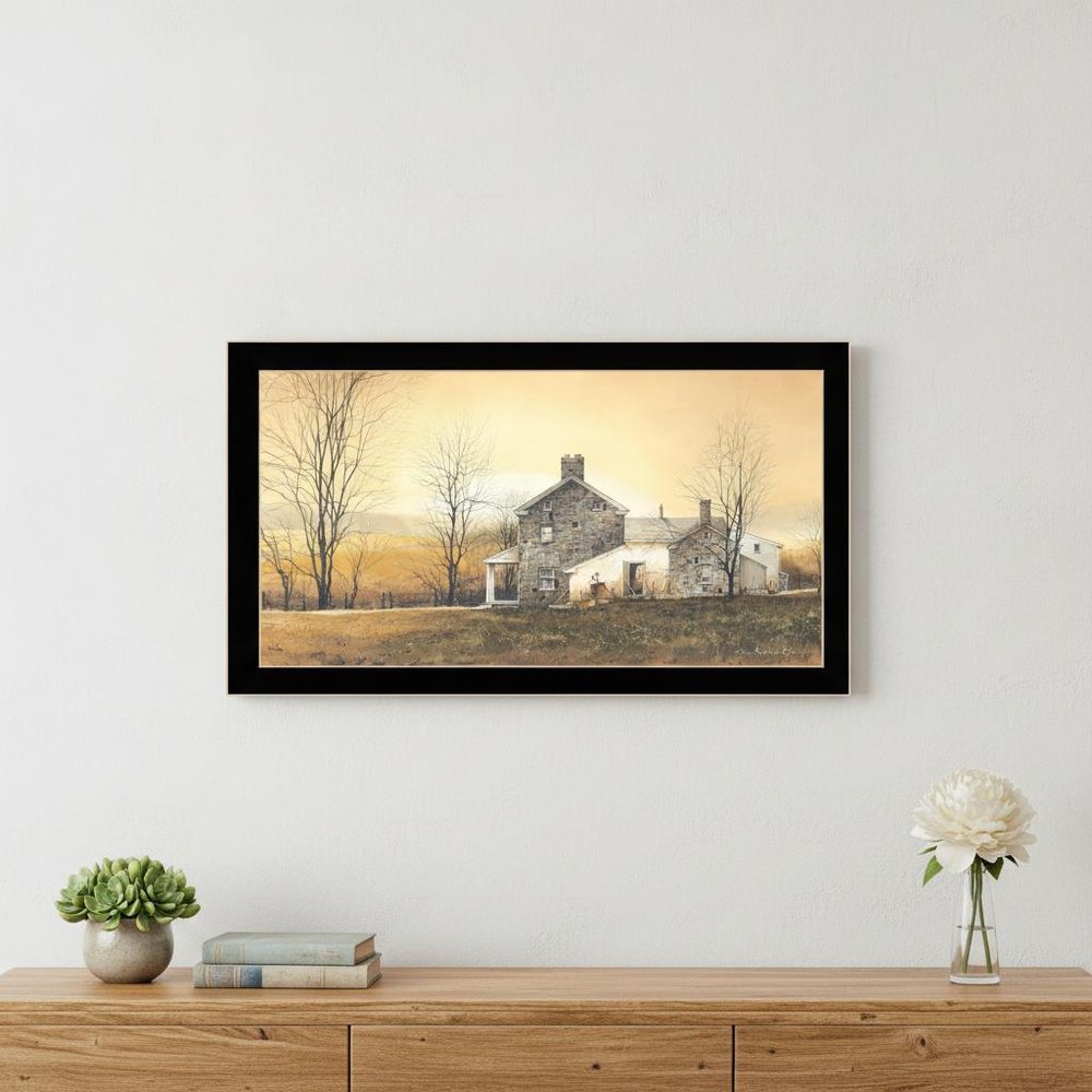 Rising Early 2 Black Framed Print Wall Art