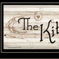 Kitchen is the Heart of the Home 14 Black Framed Print Kitchen Wall Art