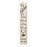 Kitchen is the Heart of the Home 15 White Framed Wall Art