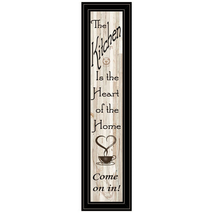 Kitchen is the Heart of the Home 18 Black Framed Print Kitchen Wall Art