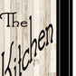 Kitchen is the Heart of the Home 18 Black Framed Print Kitchen Wall Art