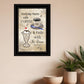 Everyday Starts with Coffee 4 Black Framed Print Kitchen Wall Art