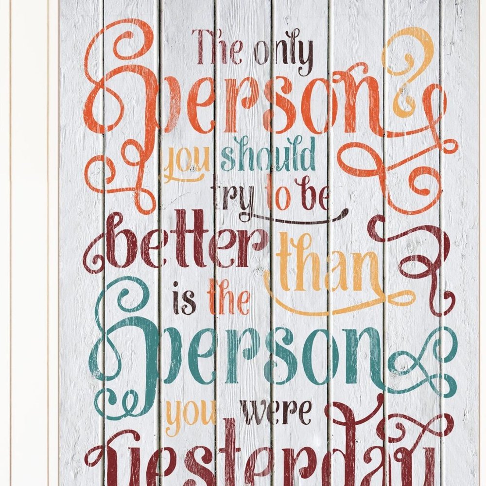 The Only Person 2 White Framed Print Wall Art