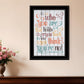 Who You Think You Are 3 Black Framed Print Wall Art