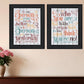 Set Of Two The Only Person Black Framed Print Wall Art