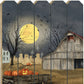 Spooky Harvest Moon 1 Unframed Print Kitchen Wall Art