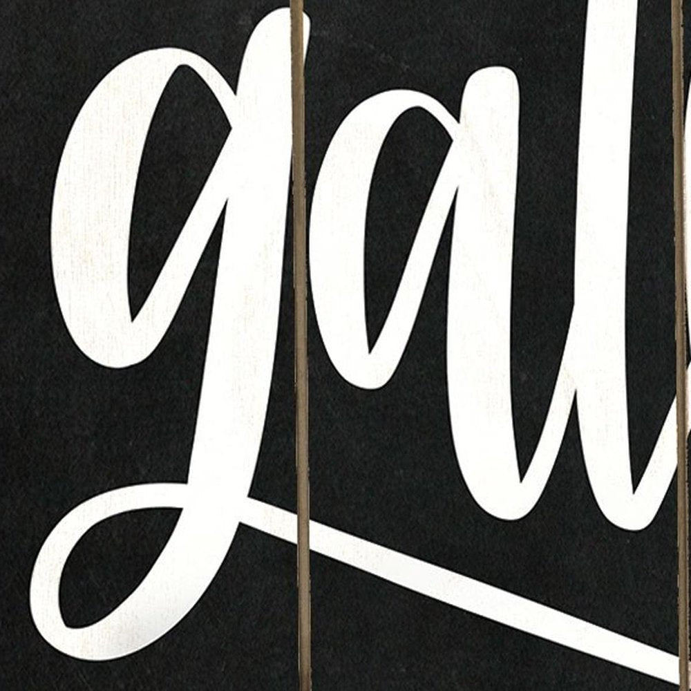 Gather Printed on a Pumpkin Unframed Print Wall Art