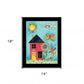 No Place Like Home 3 Black Framed Print Wall Art