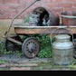 Milk Wagon 1 Black Framed Print Wall Art