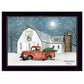 Wintry Weather 1 Black Framed Print Wall Art