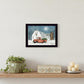 Wintry Weather 1 Black Framed Print Wall Art