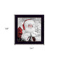Santas Little Friends 1 Black Framed Print Wall Art