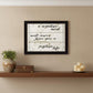 Positive Life Black Framed Print Wall Art