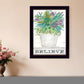 Believe Succulents 1 Black Framed Print Wall Art
