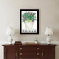 Dream Succulents 1 Black Framed Print Wall Art