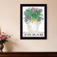 Dream Succulents 1 Black Framed Print Wall Art