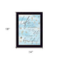 Life is Like 1 Black Framed Print Wall Art