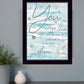 You Can Never 1 Black Framed Print Wall Art