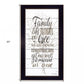 Family 3 Black Framed Print Wall Art