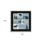 Cabin in the Woods 1 Black Framed Print Wall Art