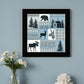 Cabin in the Woods 1 Black Framed Print Wall Art