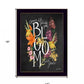 Bloom with Grace 1 Black Framed Print Wall Art