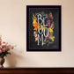 Bloom with Grace 1 Black Framed Print Wall Art
