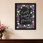 Earth Laughs in Flowers 1 Black Framed Print Wall Art