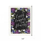 Earth Laughs in Flowers 2 White Framed Print Wall Art