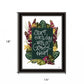 Grateful Heart 1 Black Framed Print Wall Art