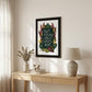 Grateful Heart 1 Black Framed Print Wall Art