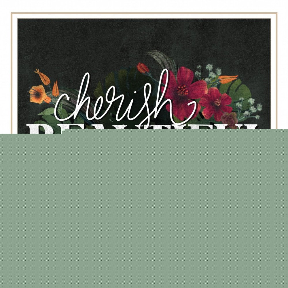 Cherish the Moments 2 White Framed Print Wall Art
