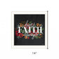 Have Faith 1 White Framed Print Wall Art