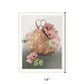 Farmhouse Daisy Basket 2 White Framed Print Wall Art