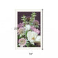 Wild For Plum Bouquet 1 White Framed Print Wall Art