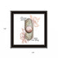 Old Ways in Blush 1 Black Framed Print Wall Art