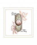 Old Ways in Blush 2 White Framed Print Wall Art