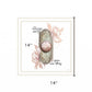 Old Ways in Blush 2 White Framed Print Wall Art
