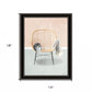 Happy Cat 1 Black Framed Print Wall Art