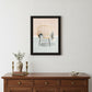 Happy Cat 1 Black Framed Print Wall Art