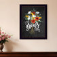 Love Grows Here 1 Black Framed Print Wall Art